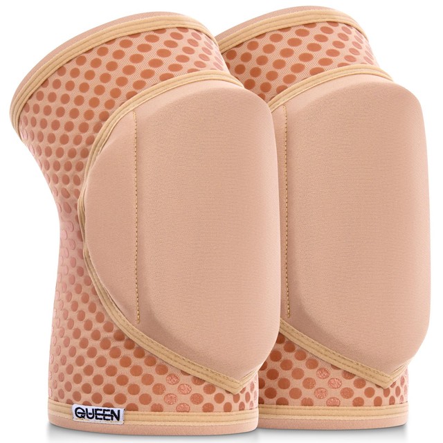 Queen Wear Nude Latte Grippy Knee Pads