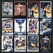Aaron Donald Lot 12 Football Cards 2019 Donruss Action All-Pros Los Angeles Rams