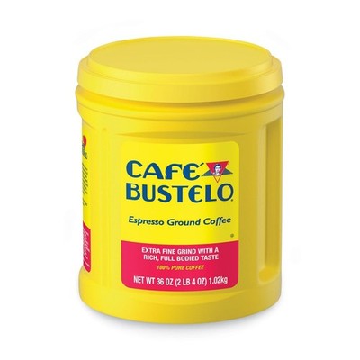 Cafe Bustelo 55 36 oz. Canister Espresso Ground Coffee New