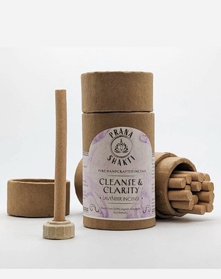 Prana Shakti Incense Sticks Lavender Eco Friendly Organic Handmade Brown Adults