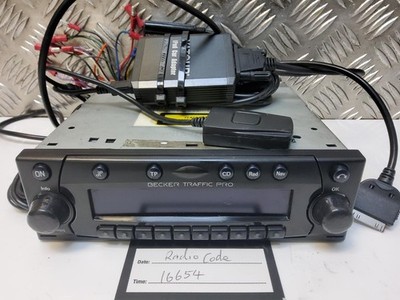Porsche 944 Turbo Silver Rose Becker Traffic Pro With Yatour iPod Adapter Used