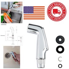 Versatile Sink Spray Head Universal Fit for Most Faucets Chrome Durable Material