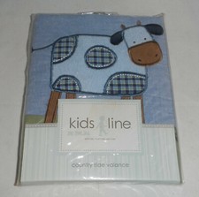 NIP Kidsline Country Side Valance Window Treatment Farm Animals Tractor