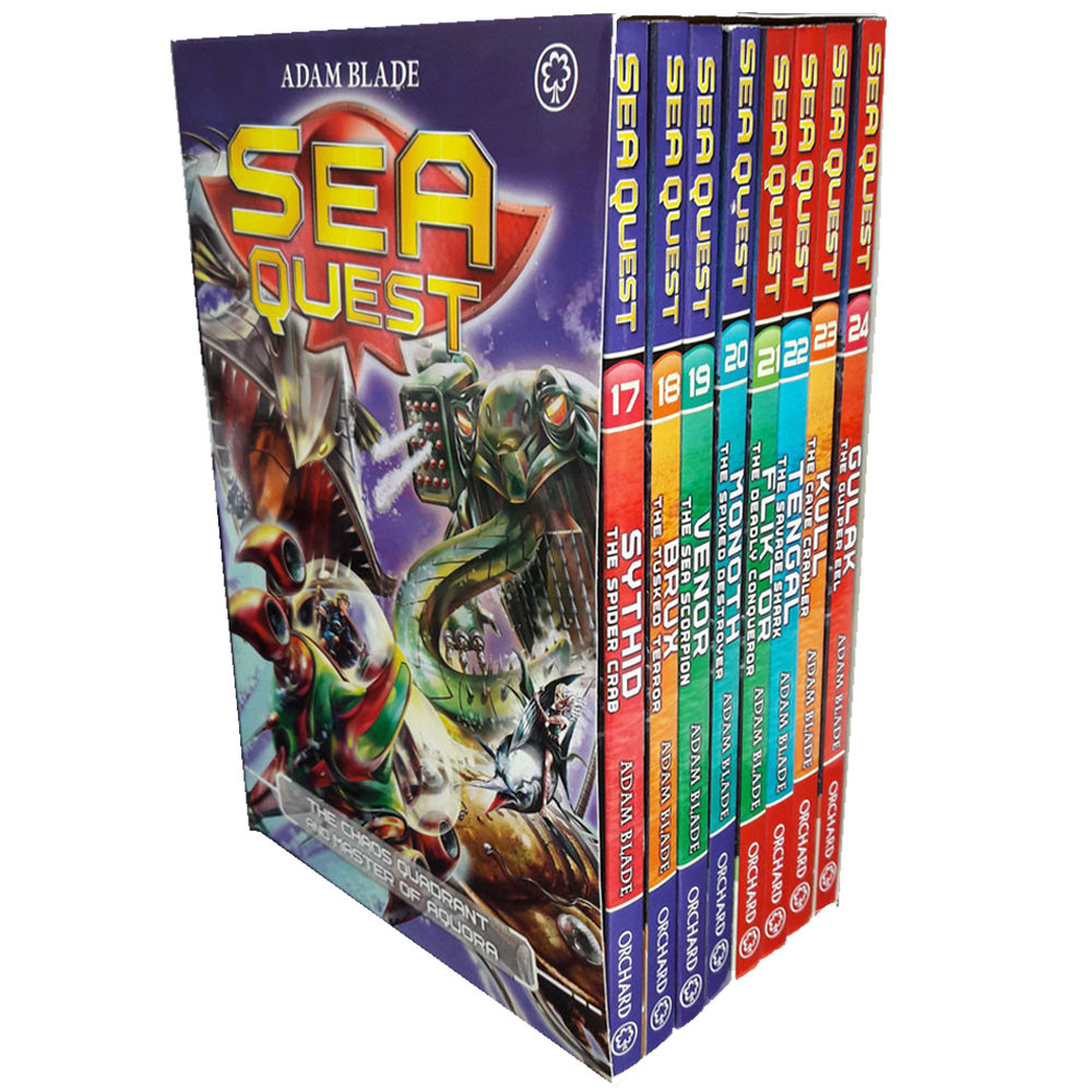 Adam Blade Sea Quest Series 5 & 6 Collection 8 Books Box Set Gulak the Gulper