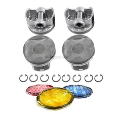 Pistons w/ Rings fit Fits 08-15 Pontiac Scion Corolla 1.8L L4 DOHC 16v