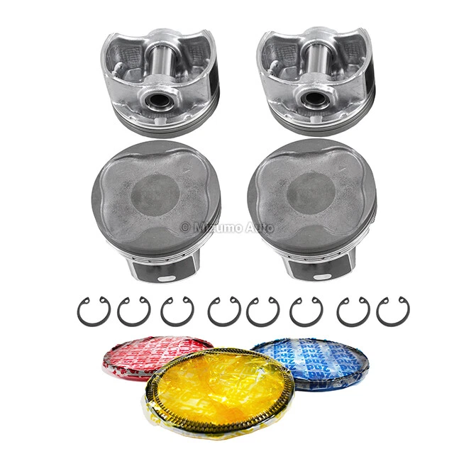 Pistões com anéis compatíveis com 08-15 Pontiac Scion Corolla 1.8L L4 DOHC 16v - Imagem 2 de 3