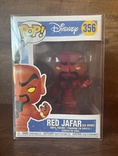 Funko Pop RED JAFAR as Genie #356 Disney Aladdin Vinyl Figure With Box Protector