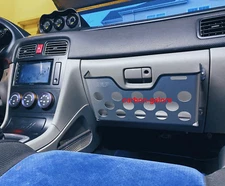 JDM ARP Sport Aluminium Map Box Glove Box Cover FOR Subaru Forester SF SG STI