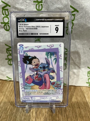 Weiss Schwarz Blau Disney |  Lilo & Stitch DSY/01B-055B BR Stamped | Cgc 9 Slab