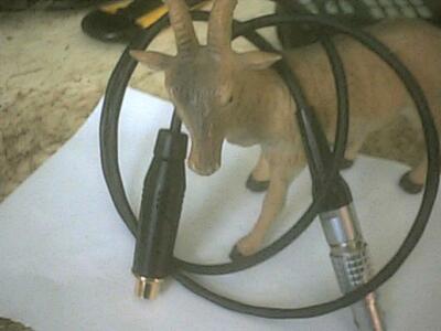 LEMO 7 PIN FGG.1b STECKER auf Cinch Buchse