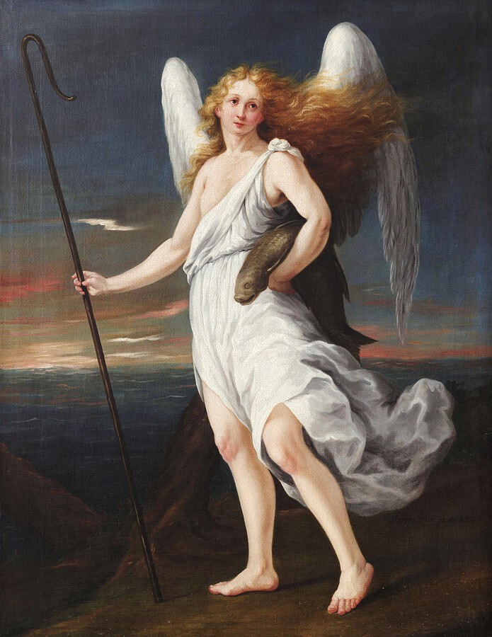 ARCHANGEL RAPHAEL #AR2   (Very Unique Style) 8X10" ULTRA PREMIUM SATIN PRINT