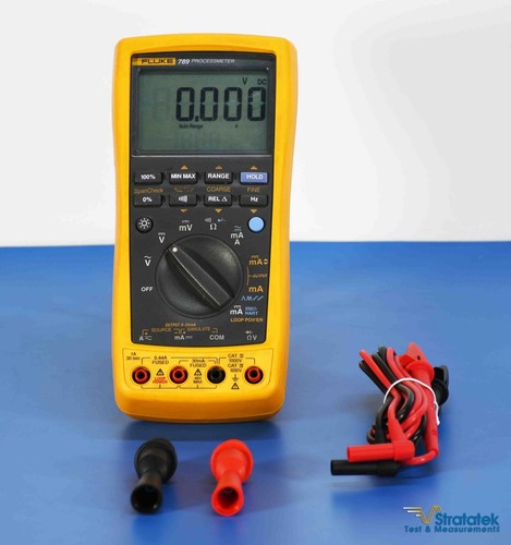 Fluke 789 ProcessMeter Loop Calibrator with HART - NIST Calibrated with Data