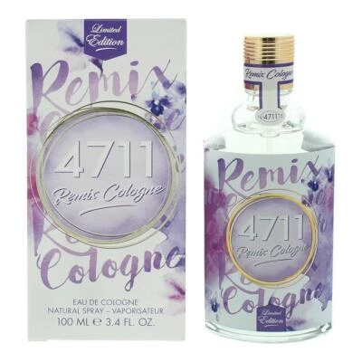 4711 Remix Cologne Lavender Eau de Cologne 100ml Spray For Women & Men - NEW