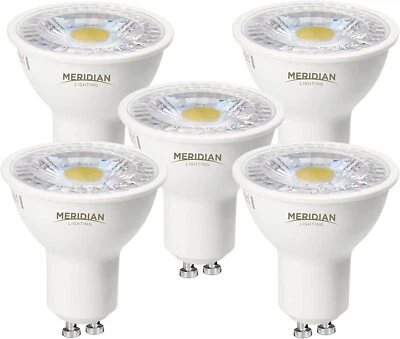CED ELECTRICAL GROUP 5 x LED GU10 3.5W (3000K Bulbs -Warm White),(6500K Bulbs - Cool White/Day Light)