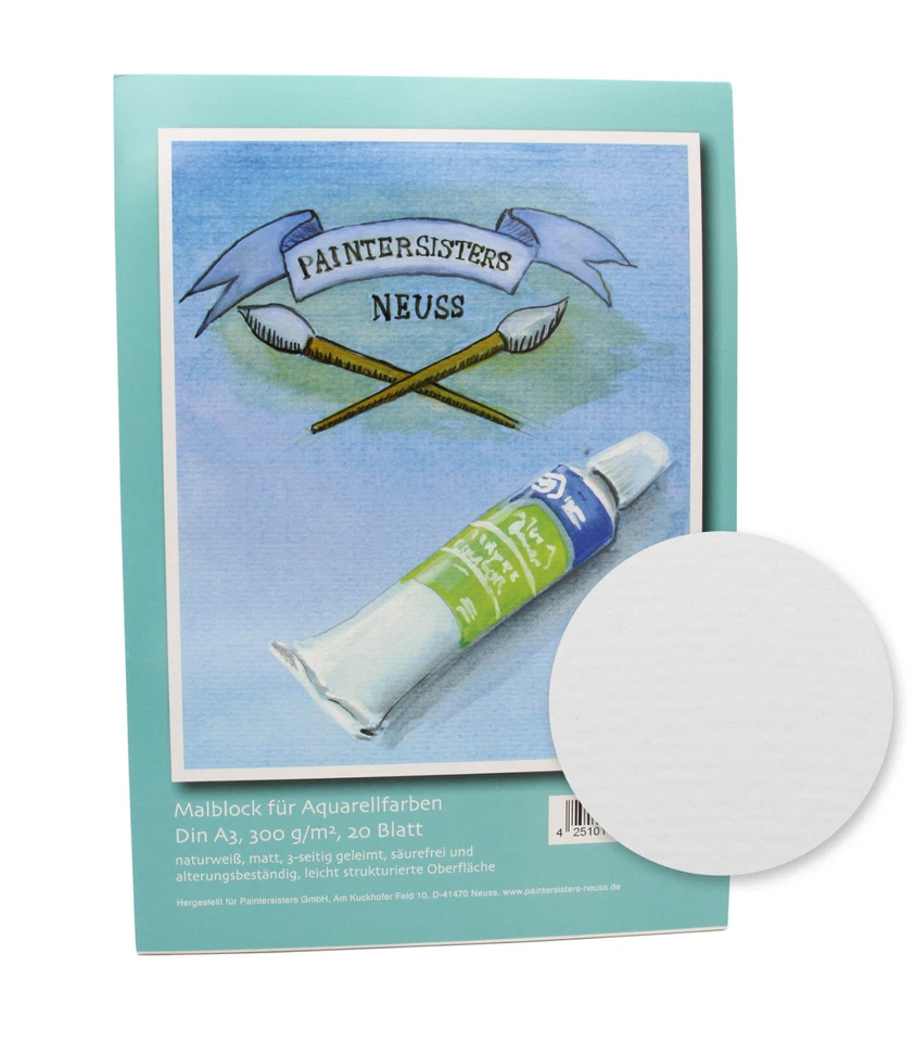 Skizzen- und Malblöcke A3 & A4, für Acryl, Aquarell, Pastell, Kohle, Malblock - Bild 3 von 4