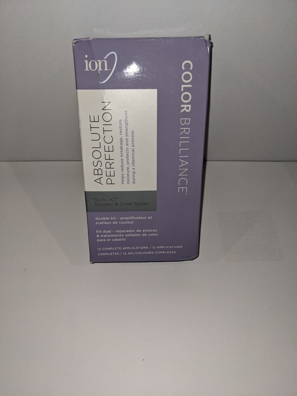 New Ion Absolute Perfection Dual Kit Booster & Color Sealer 12 Applications Open