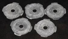 Metal 45 Center Inserts-Webster Corporation Chicago-Vintage Audio Accessory-50s!