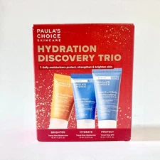 Paula's Choice Hydration Discovery Trio Brighten  Hydrate Protect NEW IN BOX!