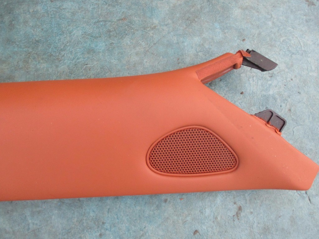 Bentley Continental Flying Spur right A pillar post trim molding brown 