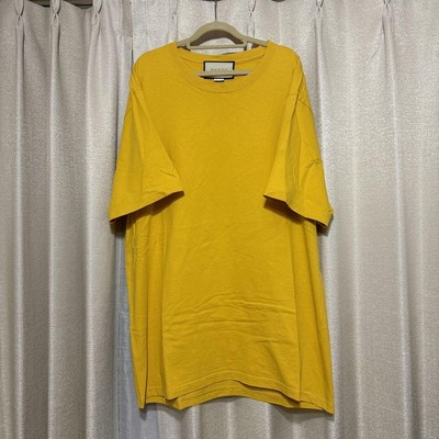 GUCCI Yellow T-shirt 1921-025 F/S from Japan | eBay