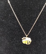Enamel Bee Necklace in Bee Shape Box