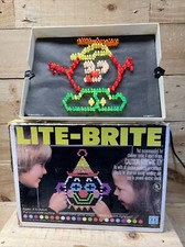 Lite Brite Light Up Picture Maker, Mr Potato Head Sheets Original Box 1981 Works