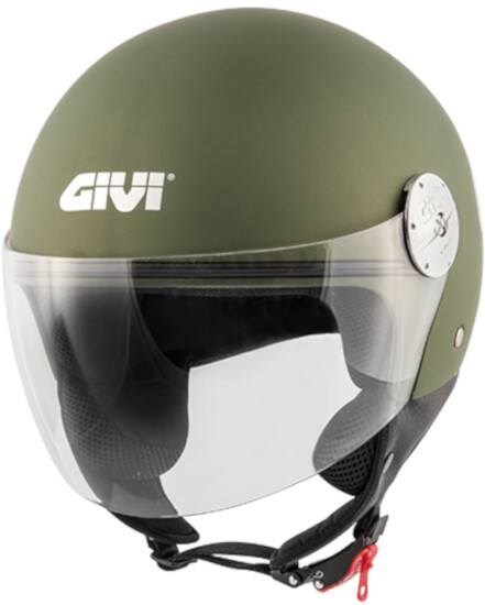 Casco Demijet GIVI 10.7 Mini J Verde Opaco Taglia Size L
