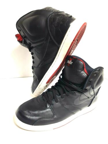 Vintage 2008 Nike RT1 High Black Red 354034 001 US 13 Very Rare Excellent Cond - Picture 3 of 11
