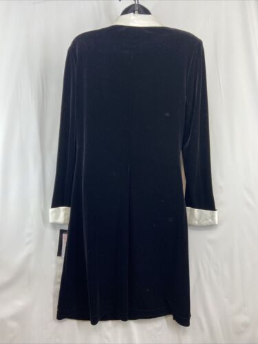 Ronni Nicole Women 10P Black Velour Satin Cuffs/Collar Gothcore Wed USA NWT - 第 2/10 張圖片