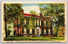 Federal Hill My Old Kentucky Home Song Stephen Collins Foster Bardstown Postcard