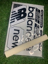 Pegatina de bate de cricket 3D en relieve