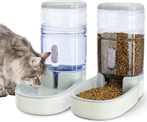 Alimentador Automatico Para Mascotas Perro Gato Dispensador De Comida Y Agua NEW