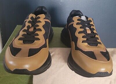 NEW AUTHENTIC GUCCI RHYTON 'MAXI GG SUPREME-BLACK KHAKI NEW AUTHENTIC GUCCI RHYTON 'MAXI GG SUPREME-BLACK KHAKI