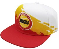 Mitchell & Ness Houston Rockets Paintbrush Snapback Hwc Cap And Kappe Basecap