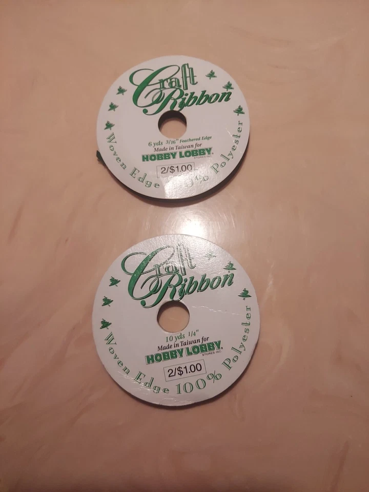 Lot Vtg Velvet & Other Type Craft Florist Gift Ribbon 1/4" to 1  1/2" Wide  - Image 3 of 4