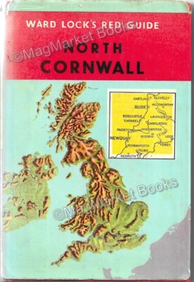 WARD LOCK'S RED GUIDE · NORTH CORNWALL · VINTAGE BOOK · 1964 · WITH MAPS