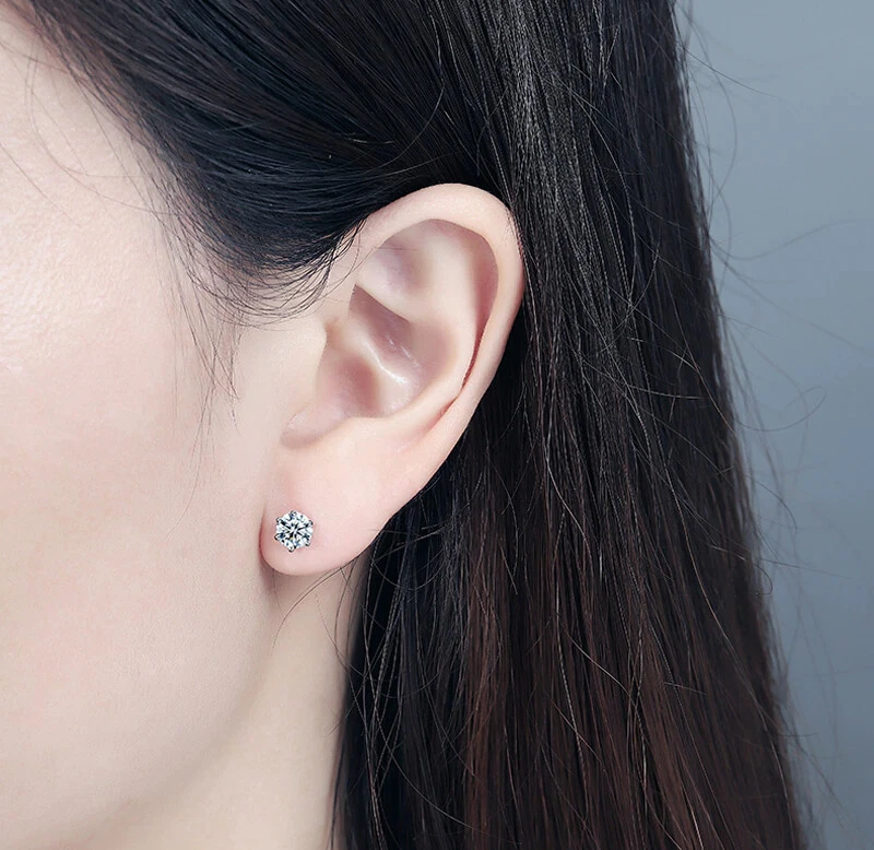 S925 diamond deals earrings