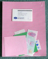 Creative Memories It's a Girl Combo Pack 8 1/2 X 11  stickers die cuts paper
