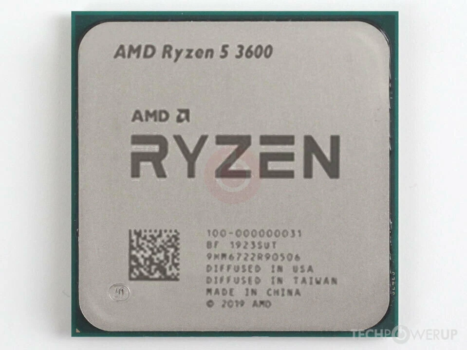 AMD Ryzen 5 3600 3,6 GHz 6 cœurs jusqu'à 4,2 GHz CPU AM4 R5 3600  100-1000031BOX