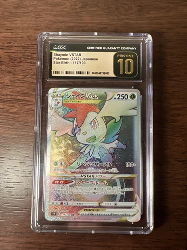 2022 Pokemon Japanese Star Birth Shaymin VSTAR 117/100 CGC Pristine 10 RAINBOW