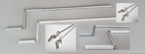 Manivela de persiana lista manivela de persiana 90 a 110 cm con cojinete articulado mercancía excelente - Imagen 18 de 20