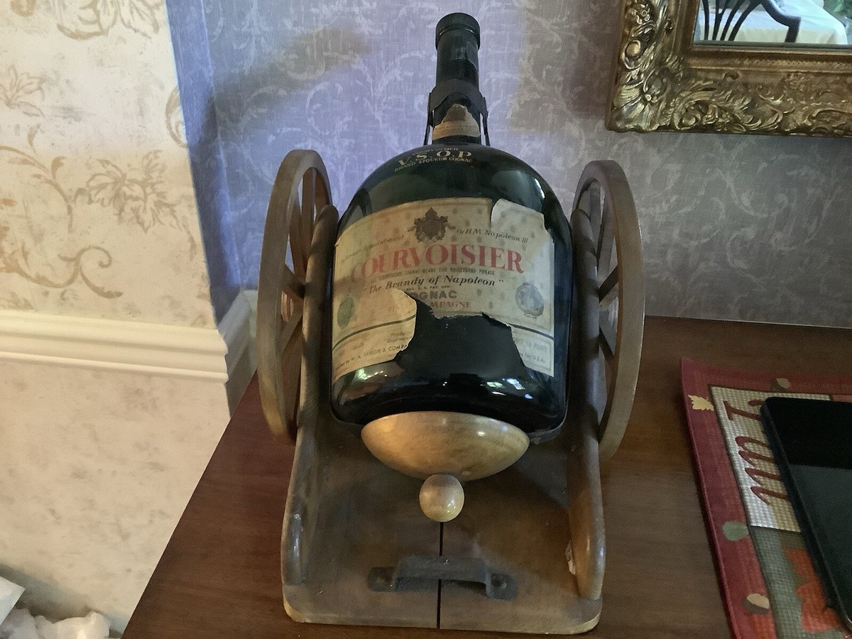 Antique Courvoisier Cognac VSOP Canon Decanter 18 “x10”x13” | eBay