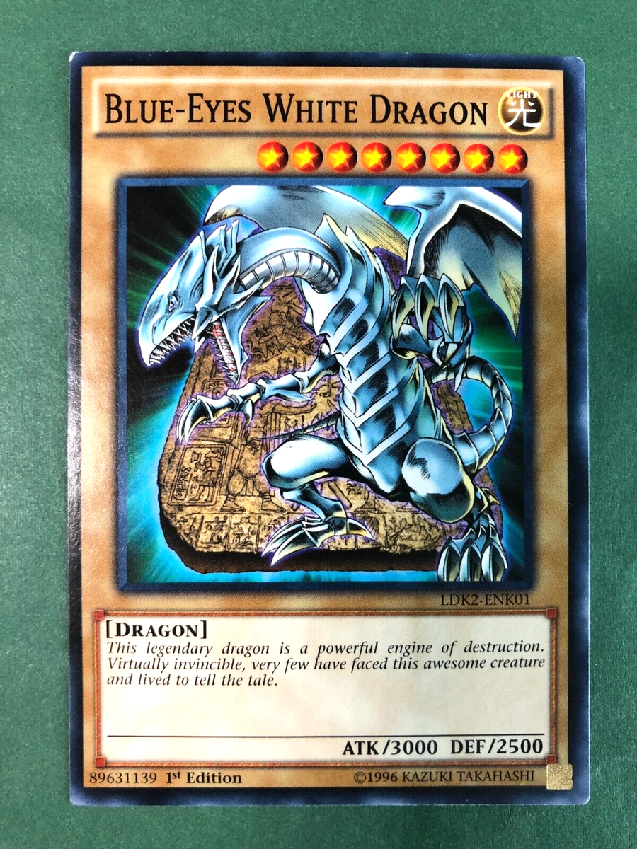 遊戯王 青眼の白龍 BLUE EYES　WHITE DRAGON YU-GI-OH! Blue Eyes White Dragon - LDK2-ENK01 - 1st Edition