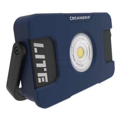 SCANGRIP 03.5661 Flood Lite M 2000 Lumens Cordless LED Construction Spotlight Con Powerbank