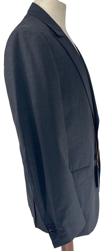 ERMENEGILDO ZEGNA Exclusive Italian Suit Slim Custom-Fit US 40R Charcoal Wool - Picture 5 of 15