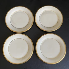 Lenox Eternal Bread and Butter Plate 6.25" Gold Rim Factory Seconds Set of 4