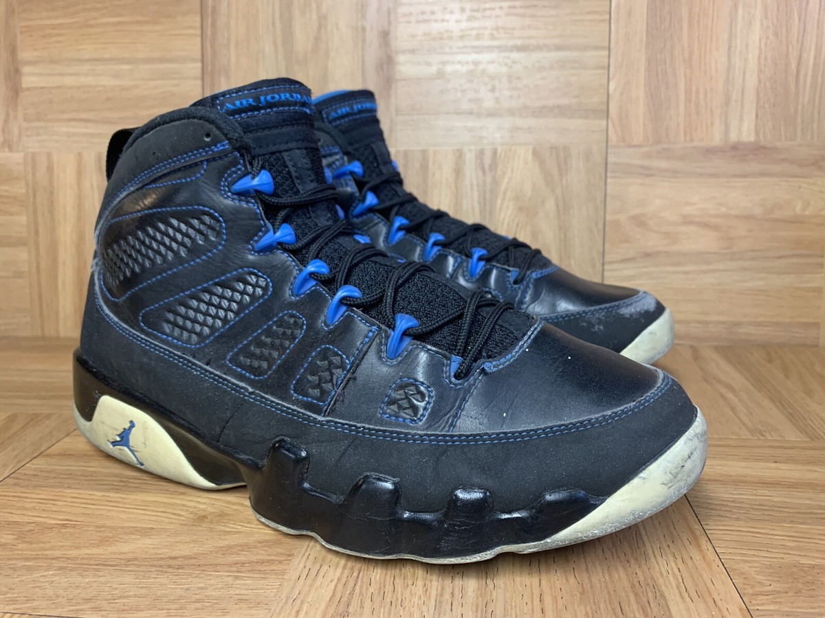 RARE🔥 Nike Air Jordan 9 IX Retro Photo Blue Black Sz 11 Men's