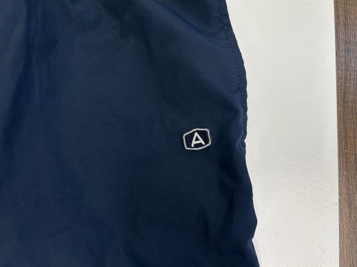 Abercrombie & Fitch 092 Gym Issue Mens M Blue Lined Sweatpants Baggy Side Zip - Picture 5 of 15