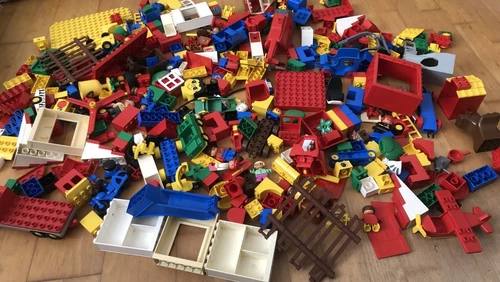 XXL LEGO DUPLO STEINE KONVOLUT SAMMLUNG Steine Figuren Autos Set konvolut Paket