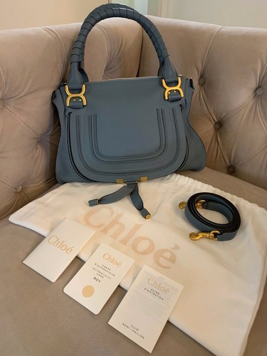 chloé marcie medium leather shoulder bag